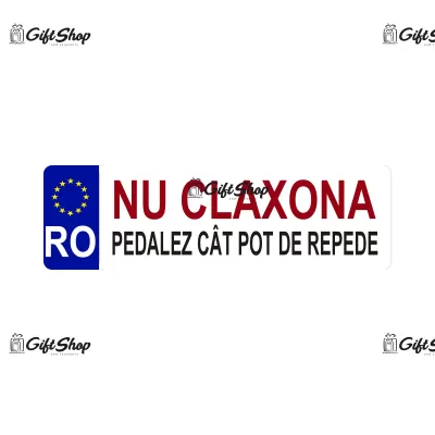 INDICATOR NU CLAXONA PEDALEZ CAT POT DE REPEDE